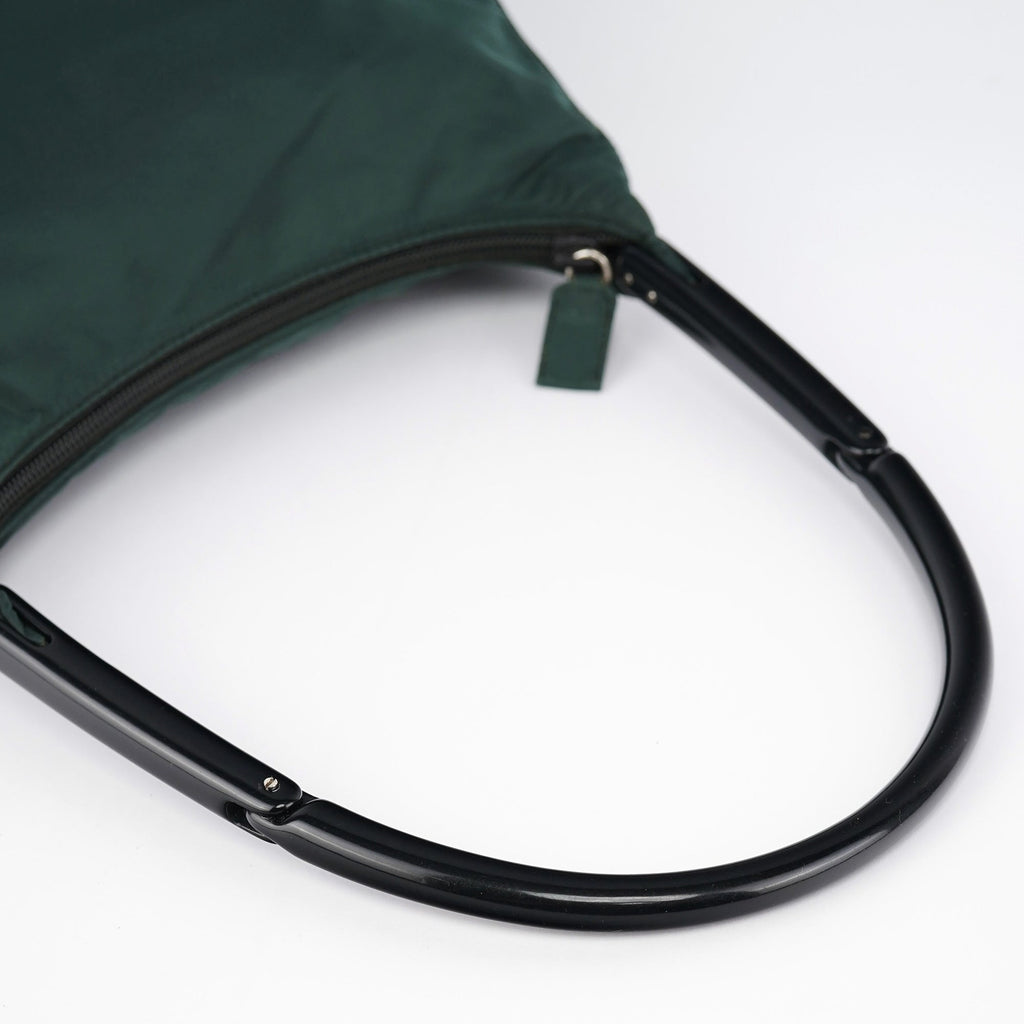 1998 Green Tessuto Plastic Shoulder Bag