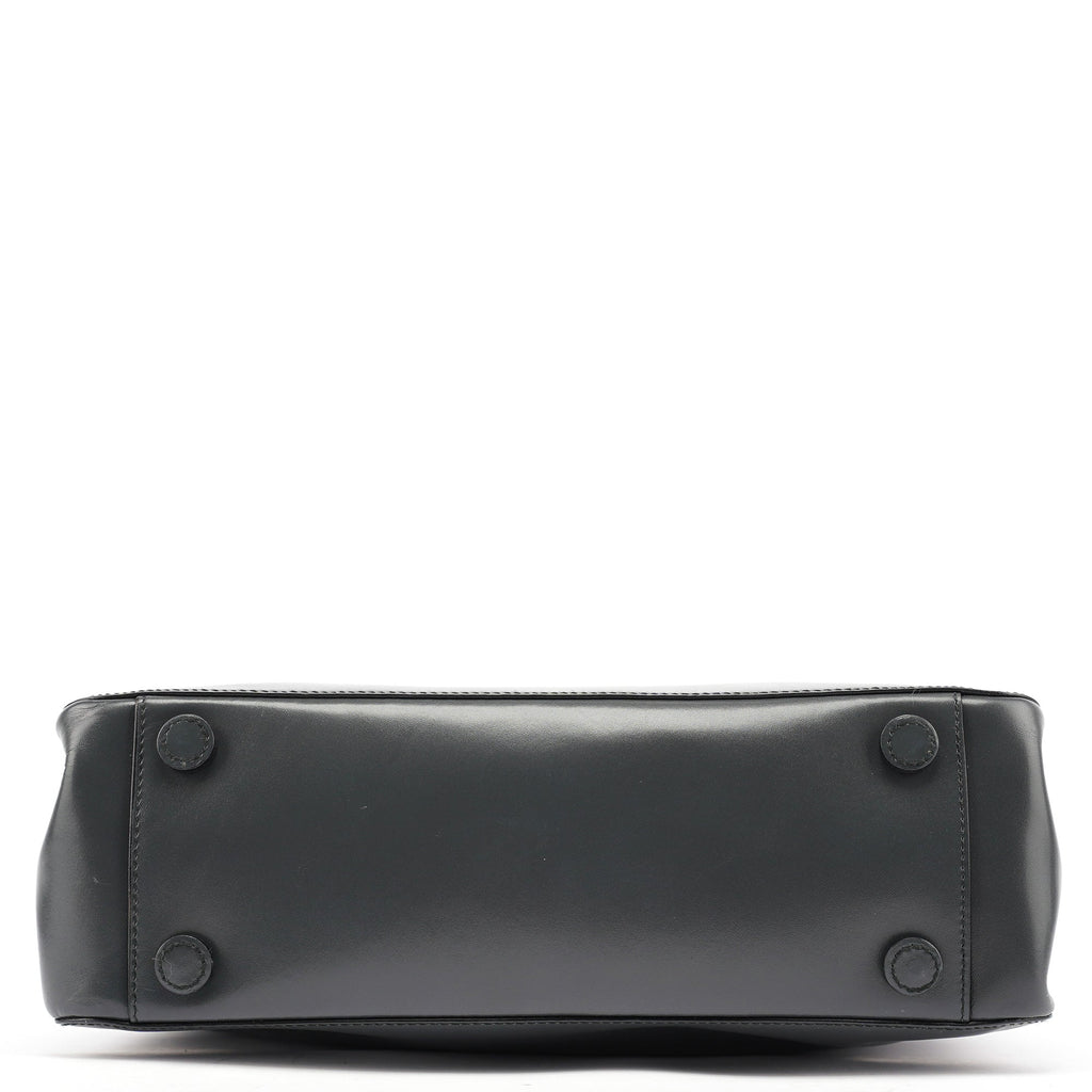 1998 Grey Vitello Metallo Shoulder Bag