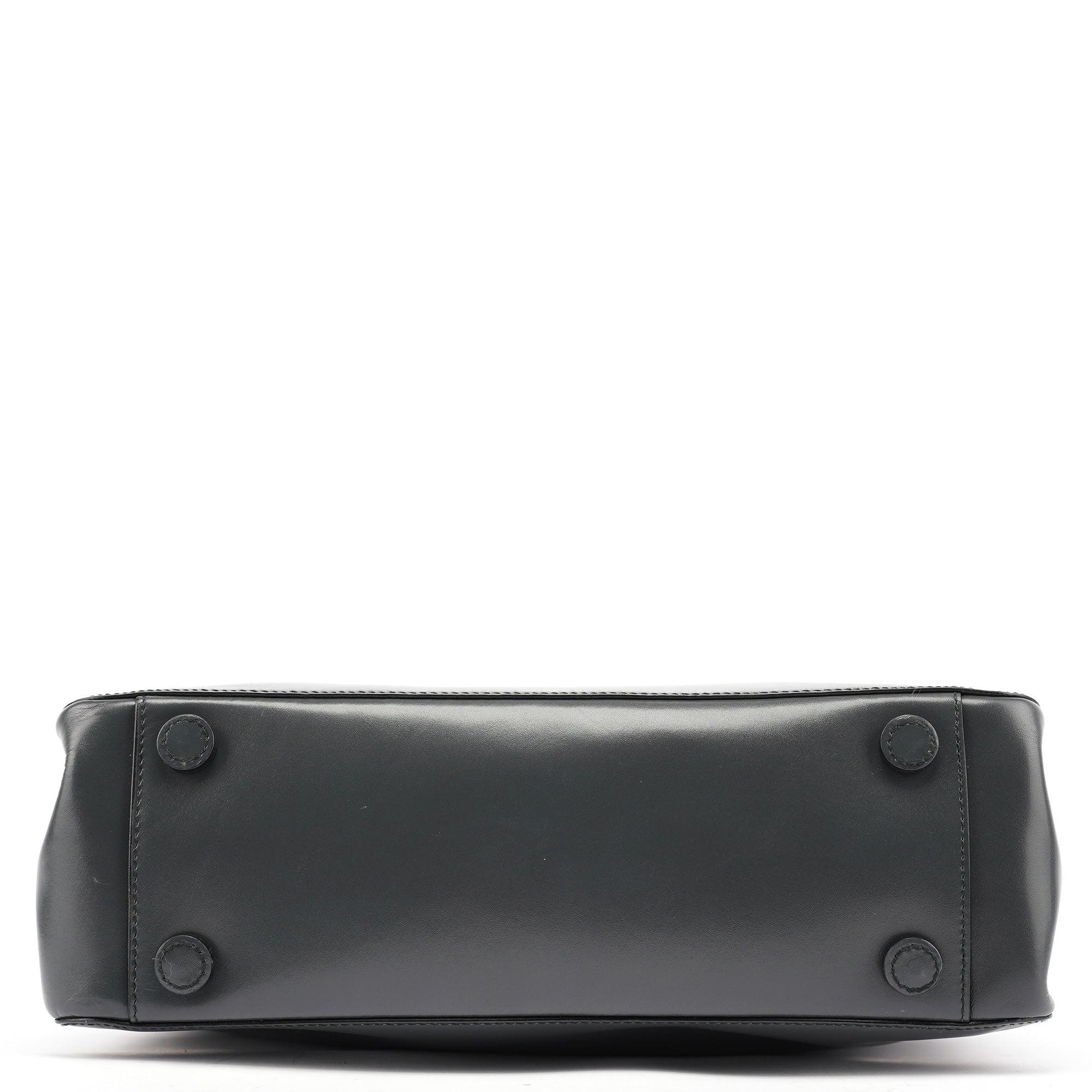 1998 Grey Vitello Metallo Shoulder Bag