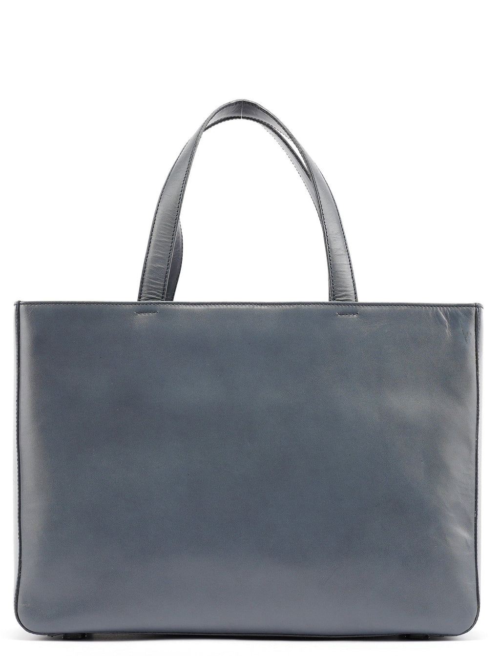 1998 Slate Grey Calfskin Leather Tote Bag
