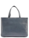 1998 Slate Grey Calfskin Leather Tote Bag