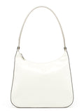 1998 Vitello Metallo White Calfskin Shoulder Bag