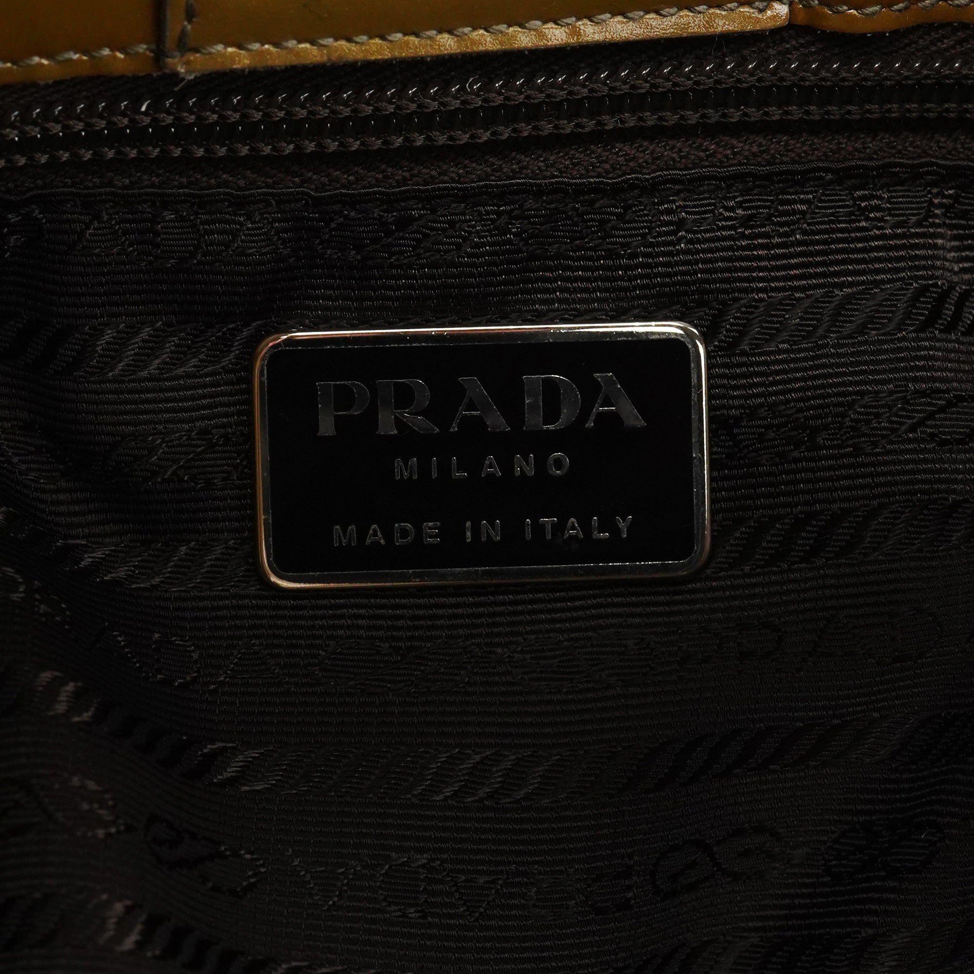 1998 Yellow Patent Leather Asim Shoulder Bag