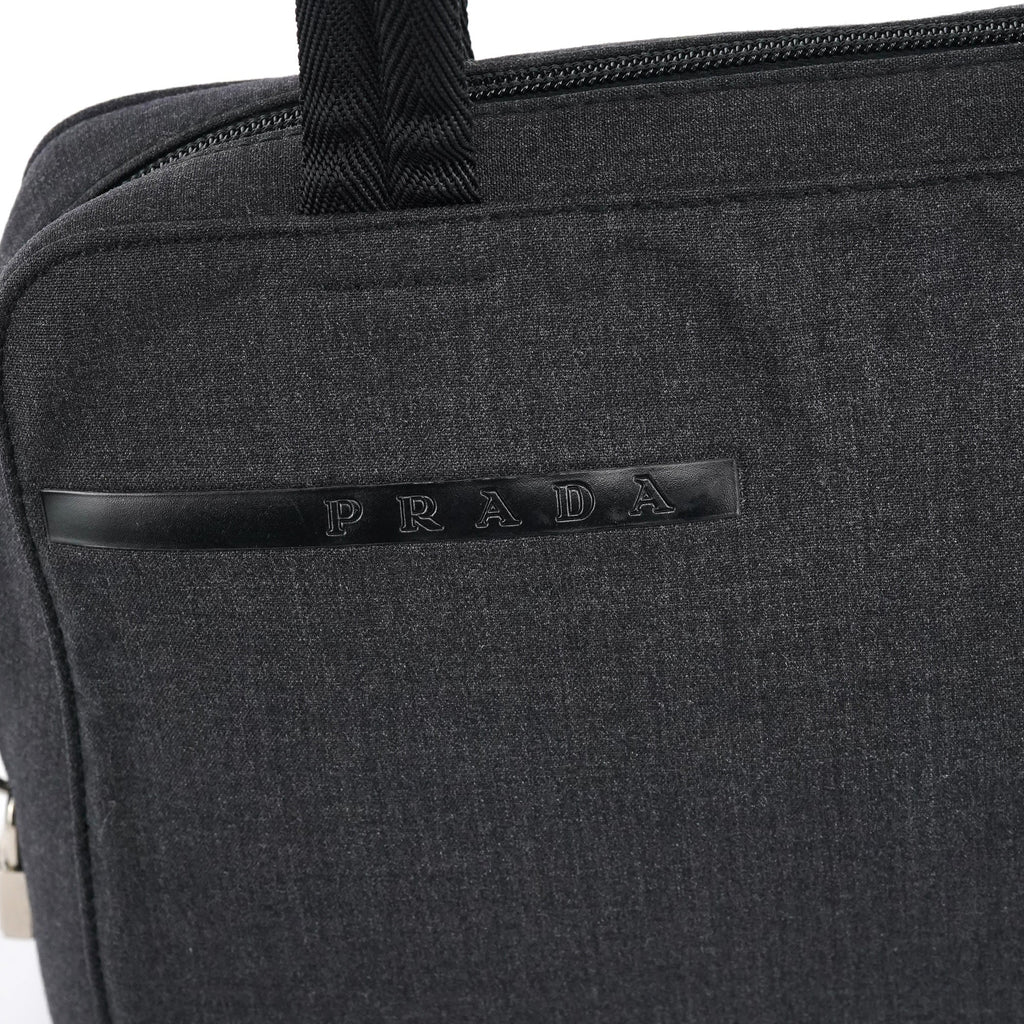 1999 Anthracite Canvas Keylock Tote Bag