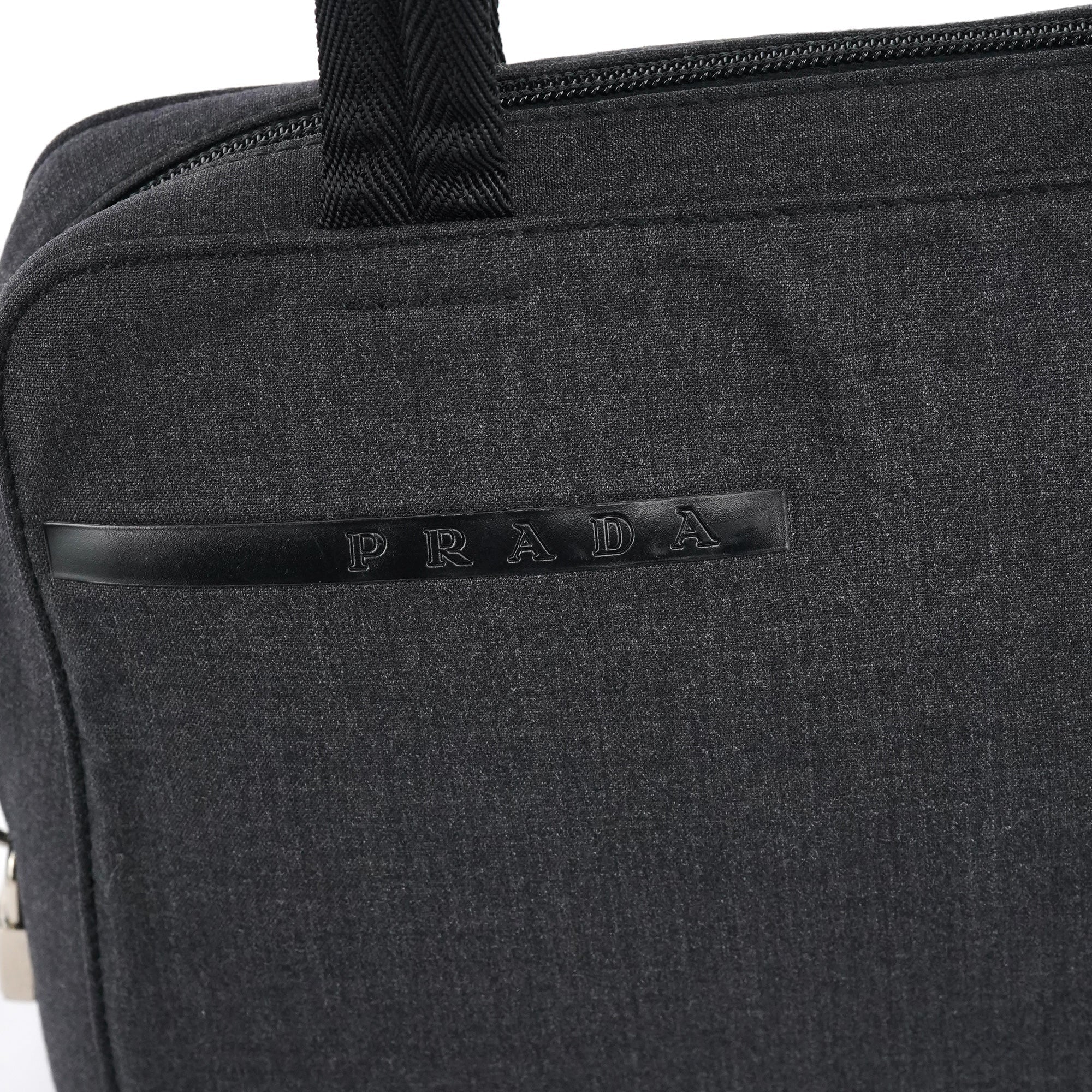 1999 Anthracite Canvas Keylock Tote Bag