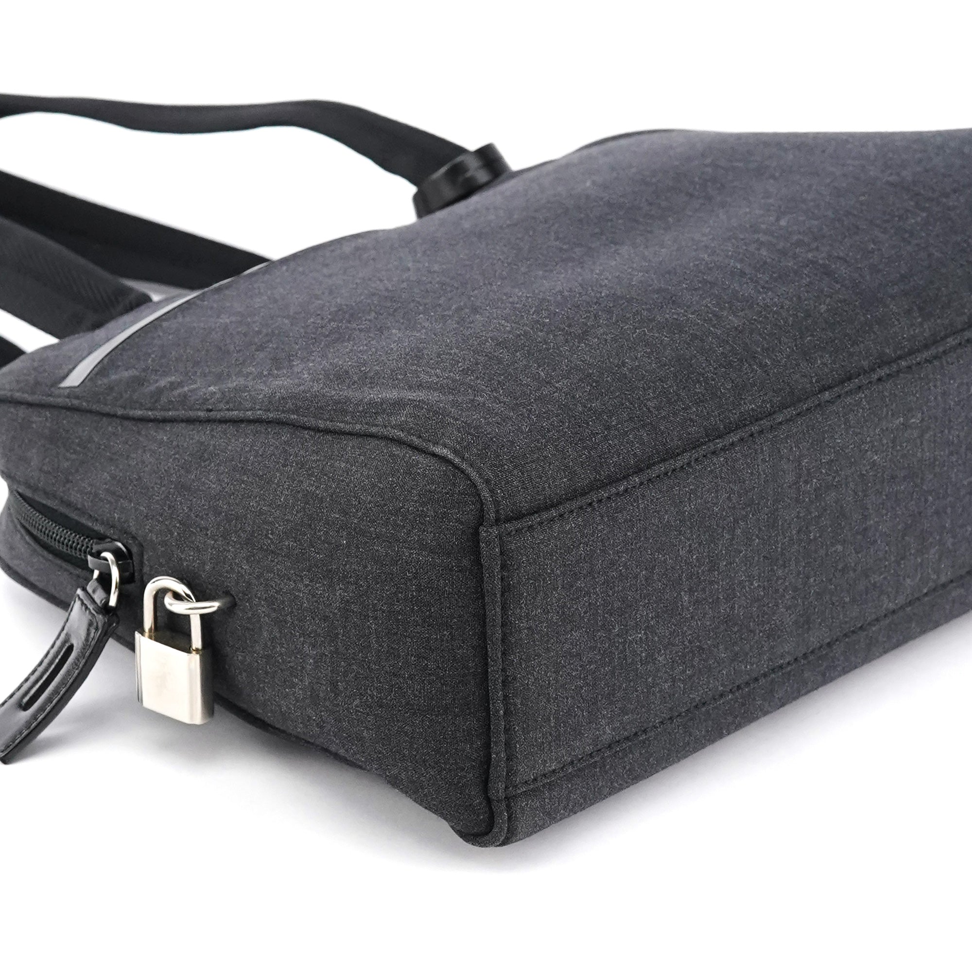 1999 Anthracite Canvas Keylock Tote Bag