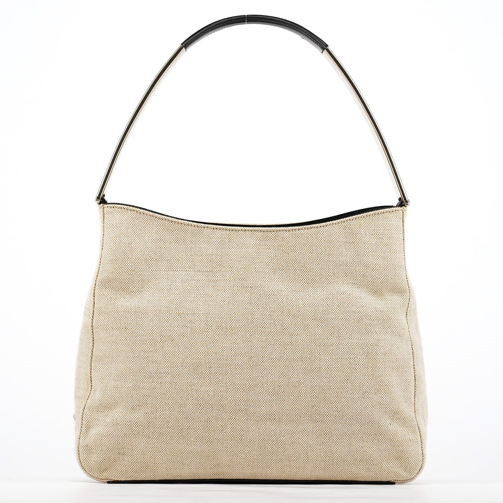 1999 Beige Canapa Sport Shoulder Bag
