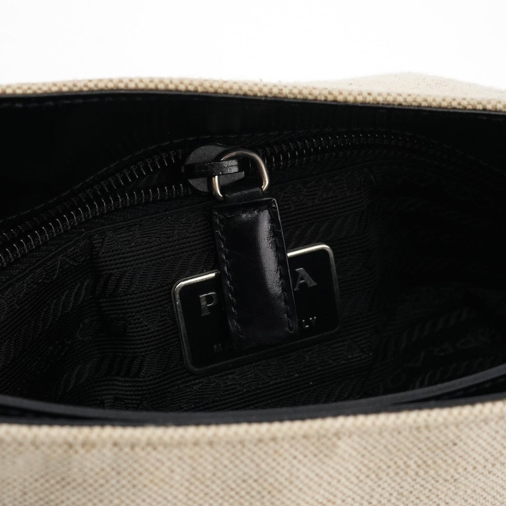 1999 Beige Canapa Sport Shoulder Bag