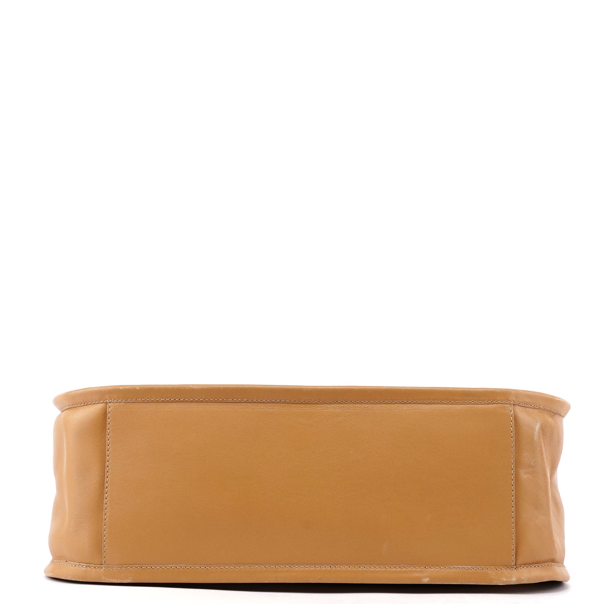 1999 Beige Vitello Basic Hobo Shoulder Bag
