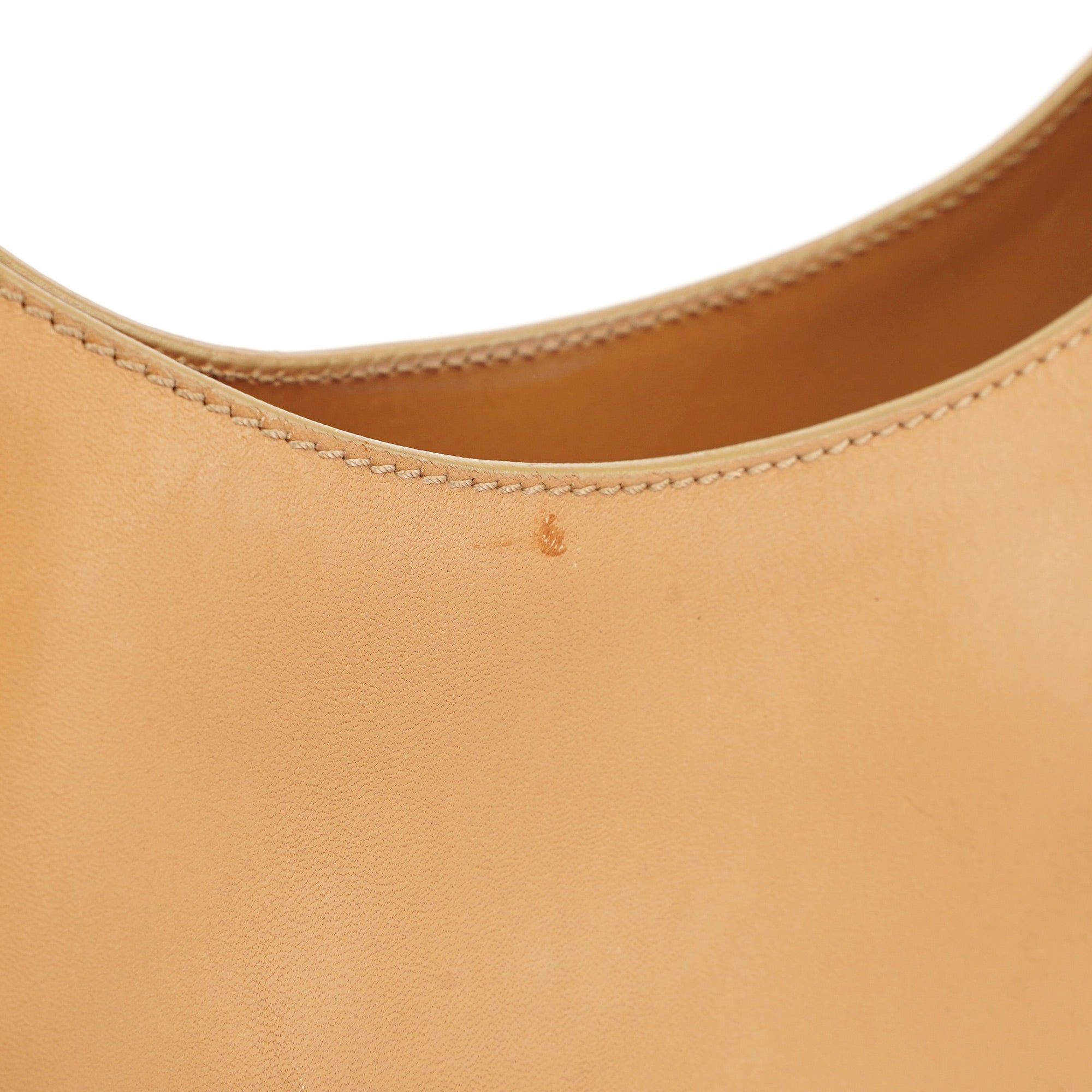1999 Beige Vitello Basic Hobo Shoulder Bag
