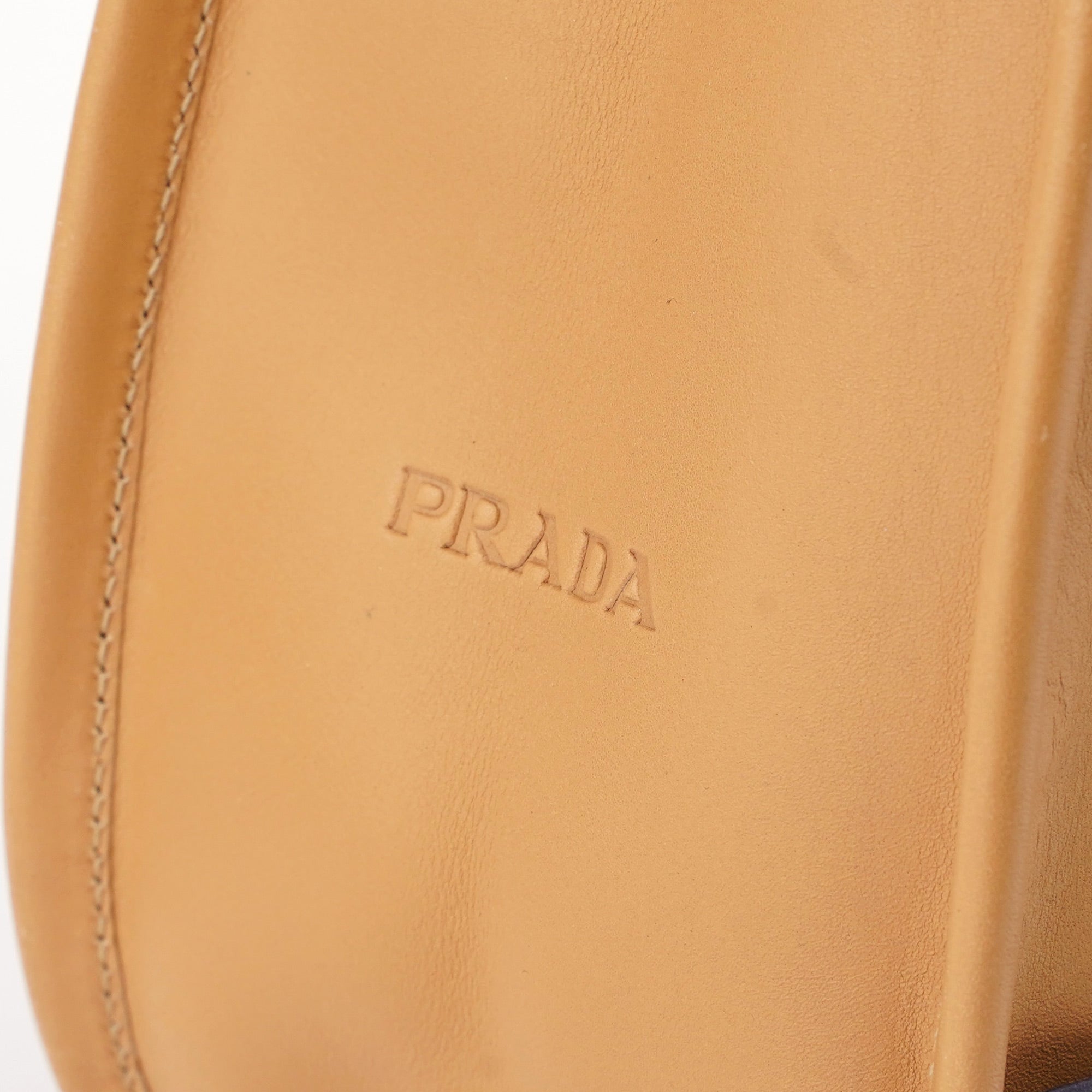 1999 Beige Vitello Basic Hobo Shoulder Bag