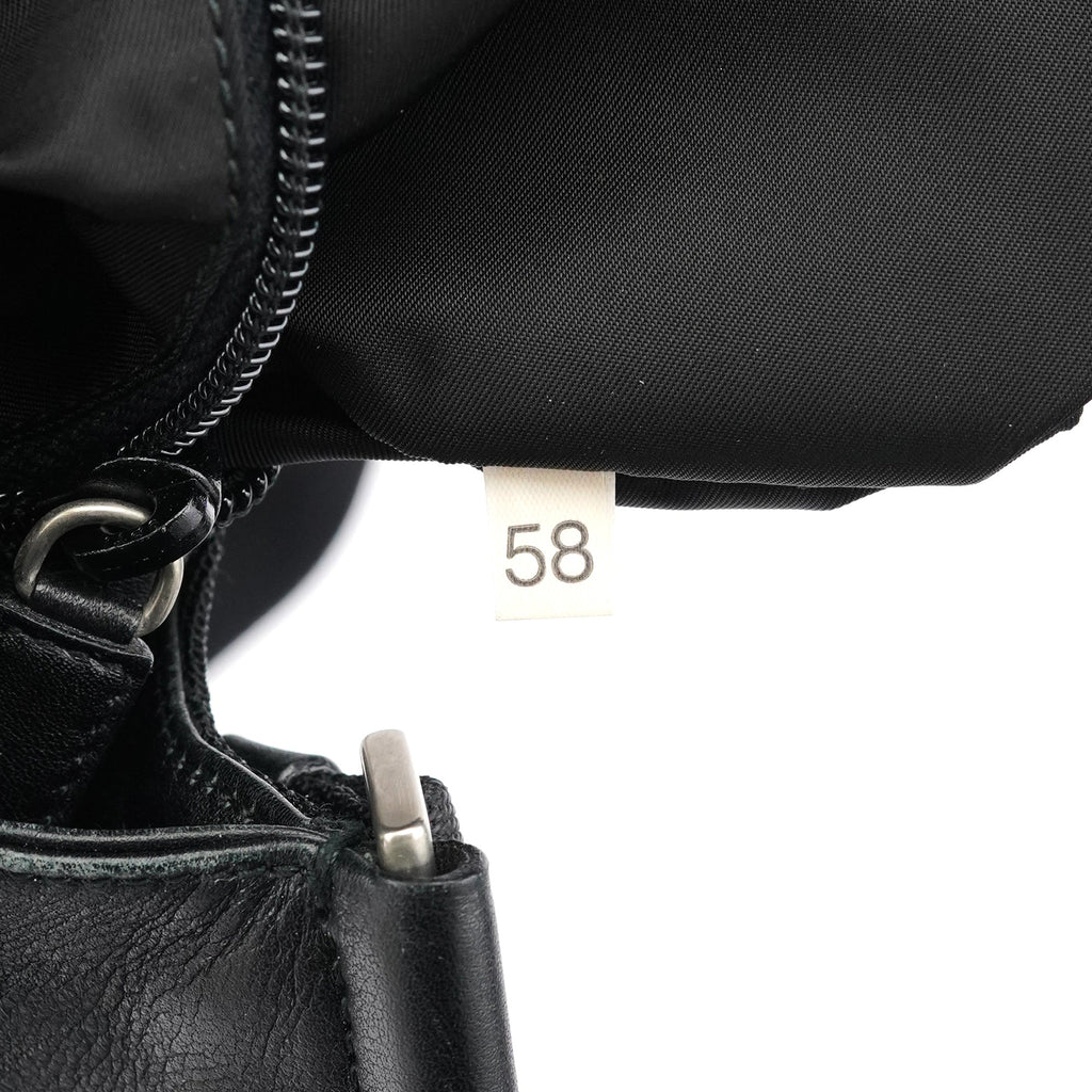 1999 Black Calfskin Crossbody Messenger Bag