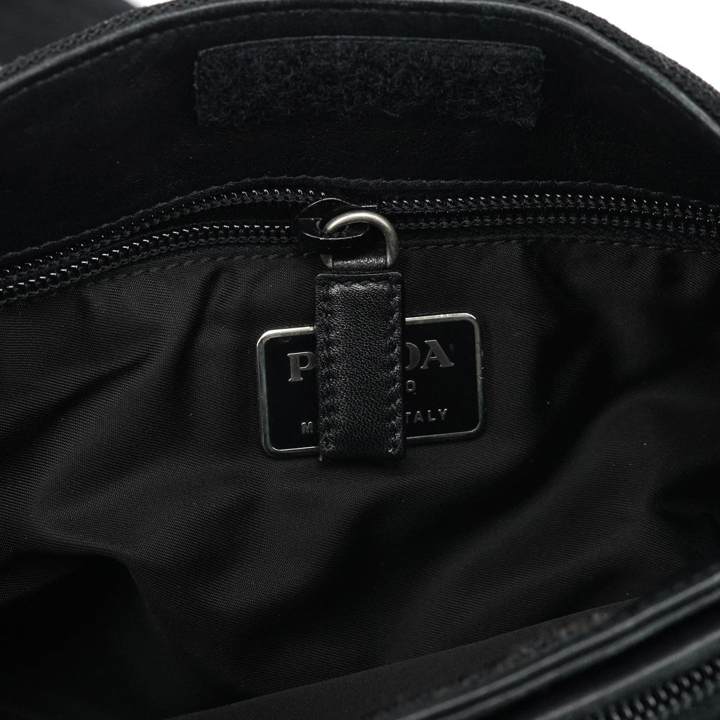 1999 Black Calfskin Crossbody Messenger Bag