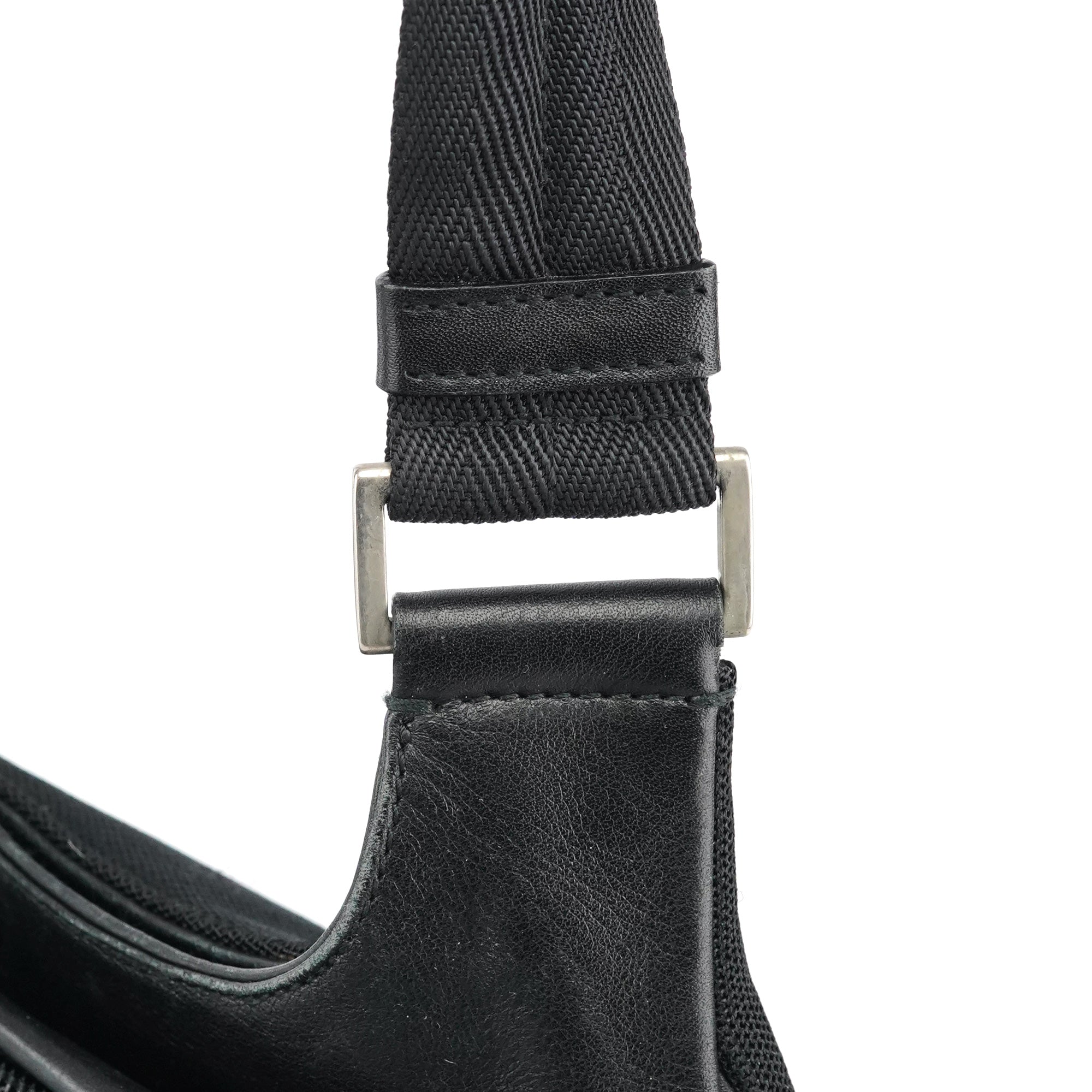 1999 Black Calfskin Crossbody Messenger Bag