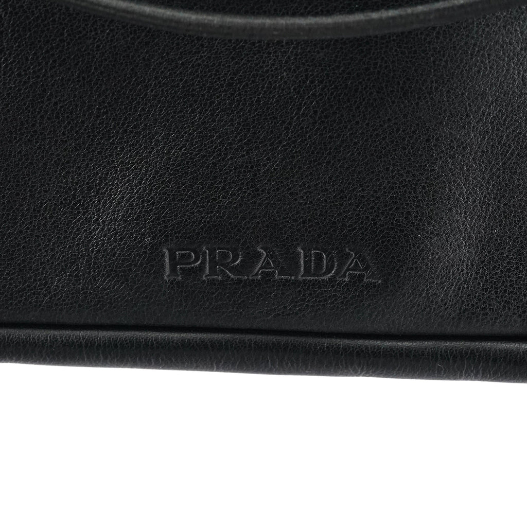 1999 Black Calfskin Crossbody Messenger Bag