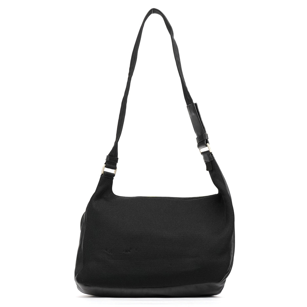 1999 Black Calfskin Crossbody Messenger Bag