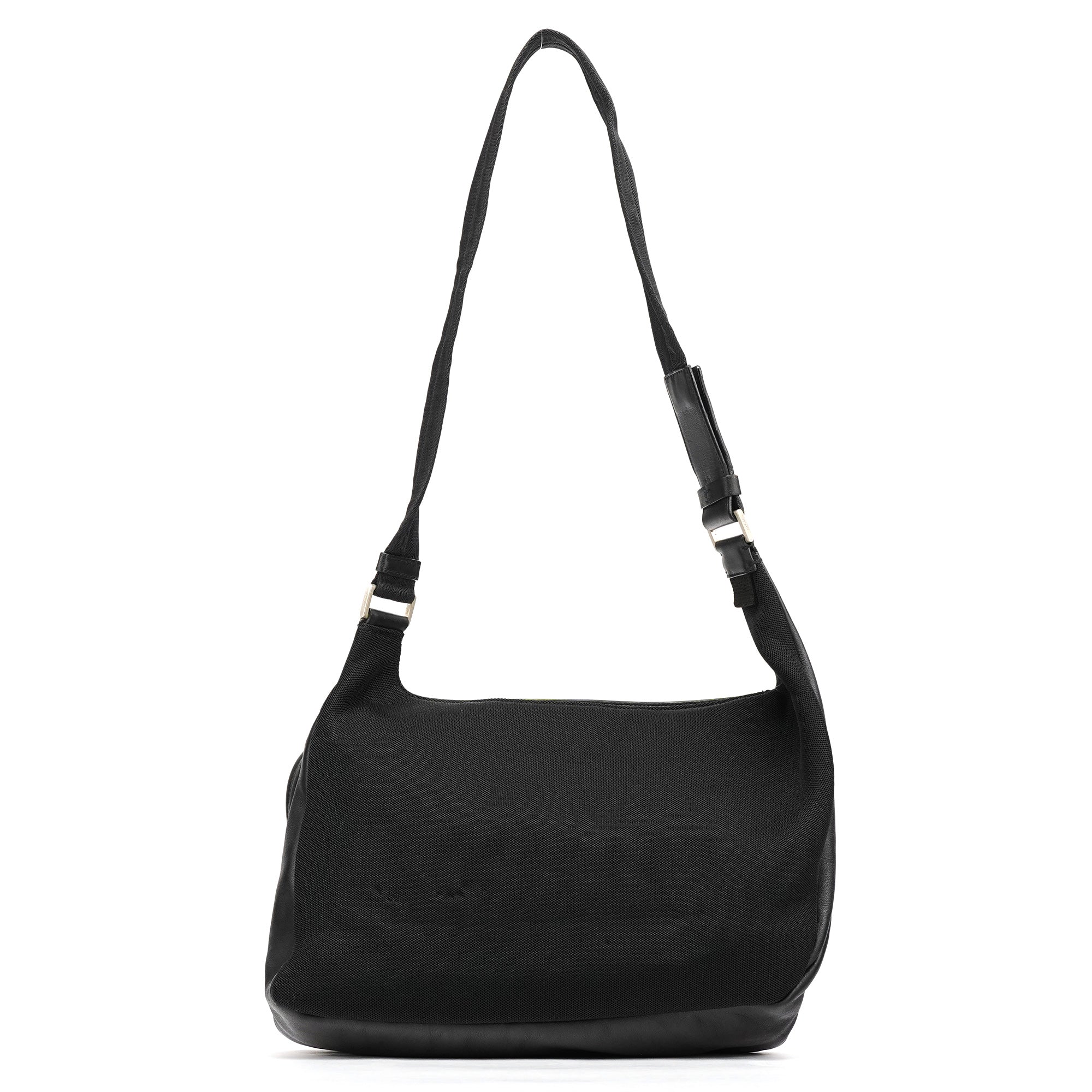1999 Black Calfskin Crossbody Messenger Bag