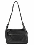 1999 Black Calfskin Crossbody Messenger Bag