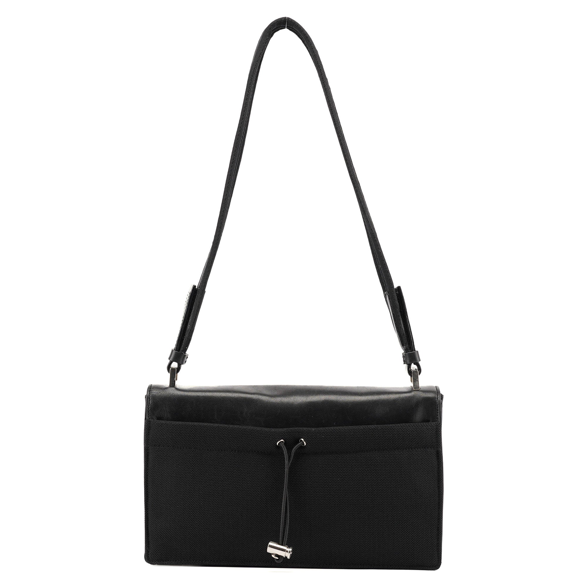 1999 Black Calfskin Sport Shoulder Bag