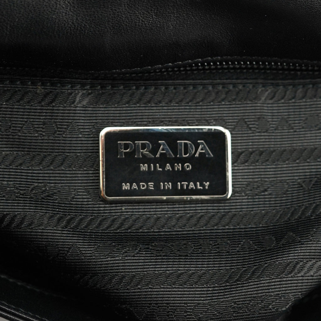 1999 Black Calfskin Sport Shoulder Bag