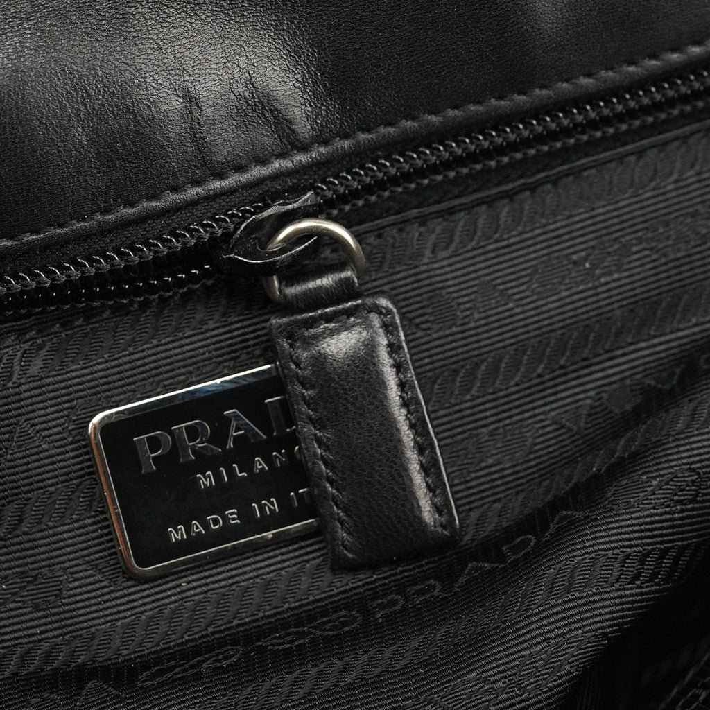 1999 Black Calfskin Sport Shoulder Bag