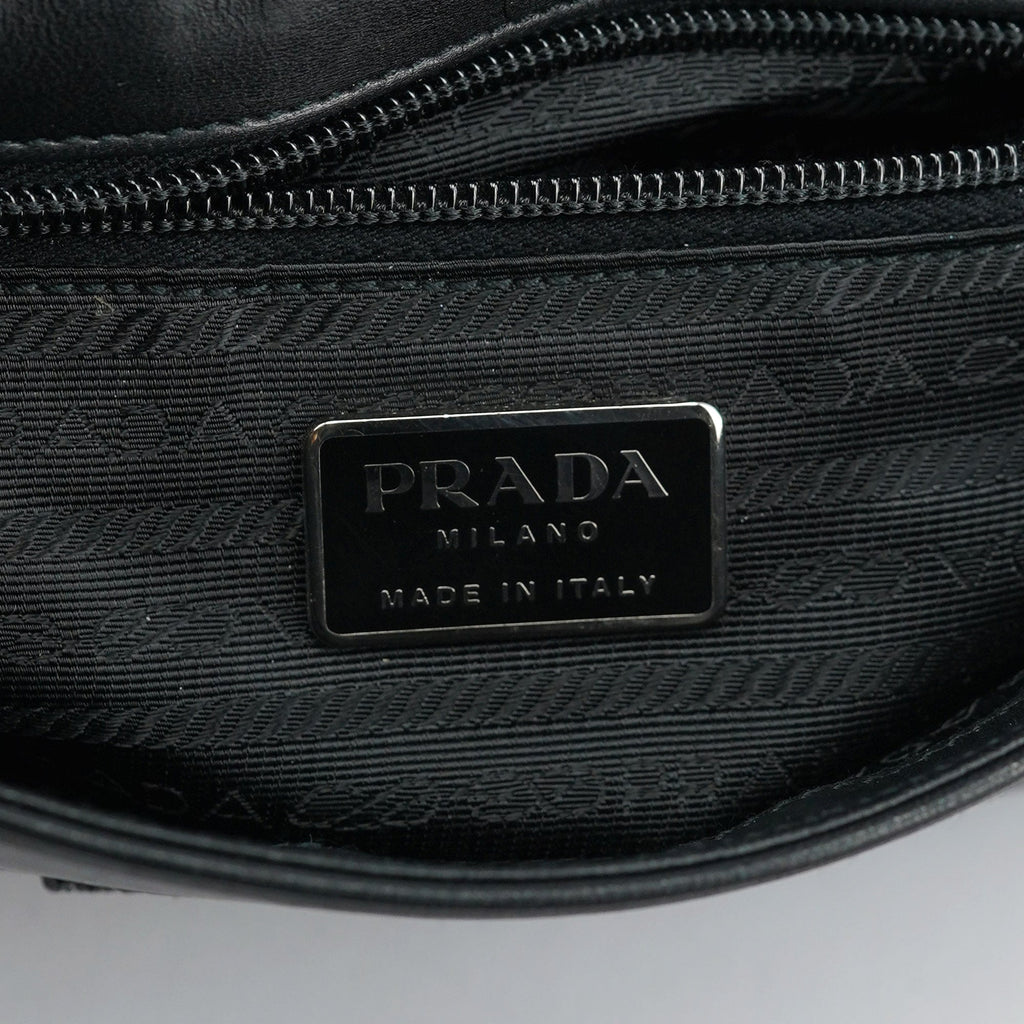 1999 Black Calfskin Sport Shoulder Bag