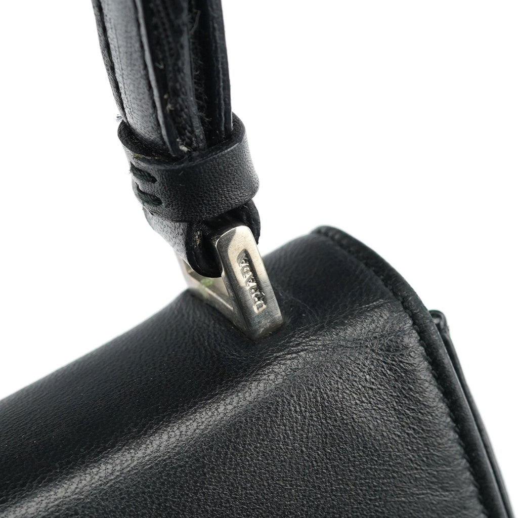 1999 Black Calfskin Sport Shoulder Bag