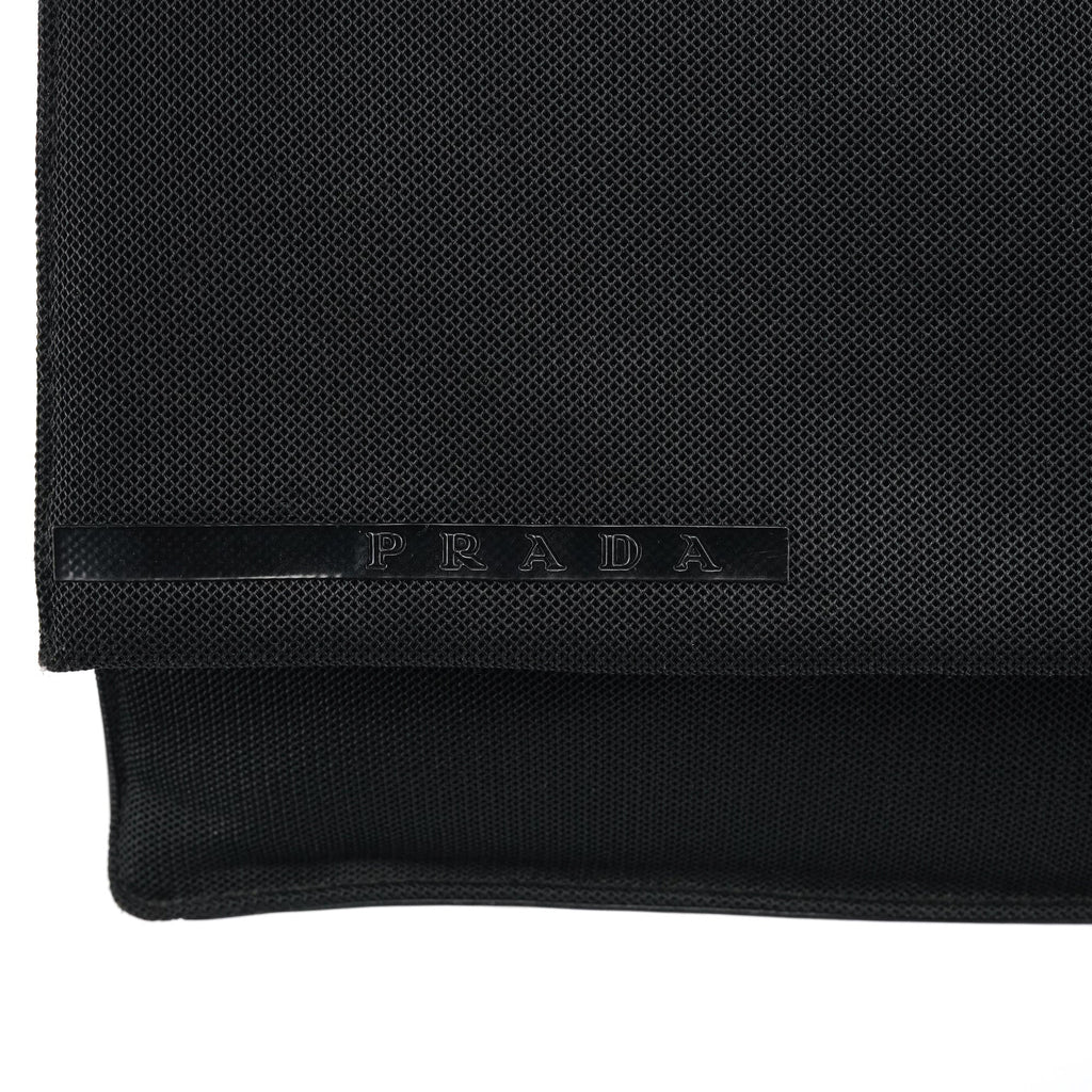 1999 Black Nylon Mesh Sport Shoulder Bag
