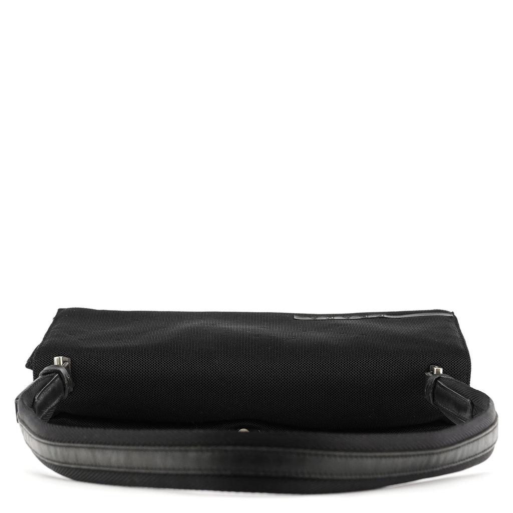 1999 Black Nylon Mesh Sport Shoulder Bag