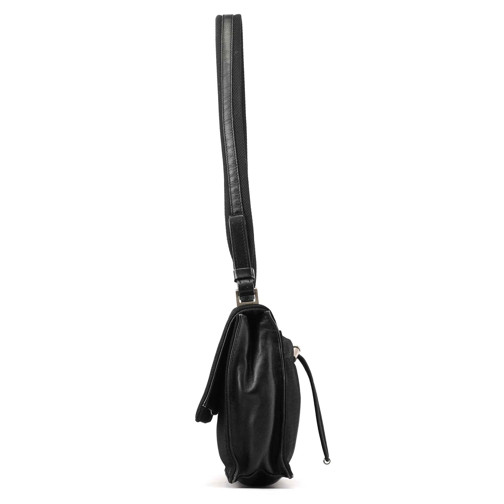 1999 Black Nylon Mesh Sport Shoulder Bag