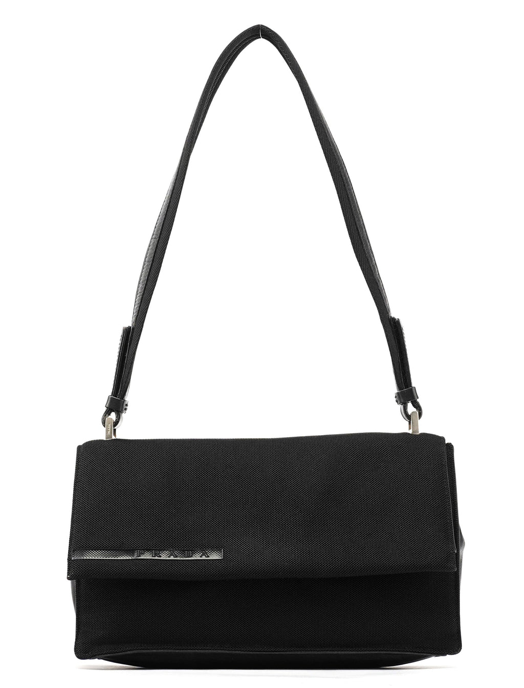1999 Black Nylon Mesh Sport Shoulder Bag