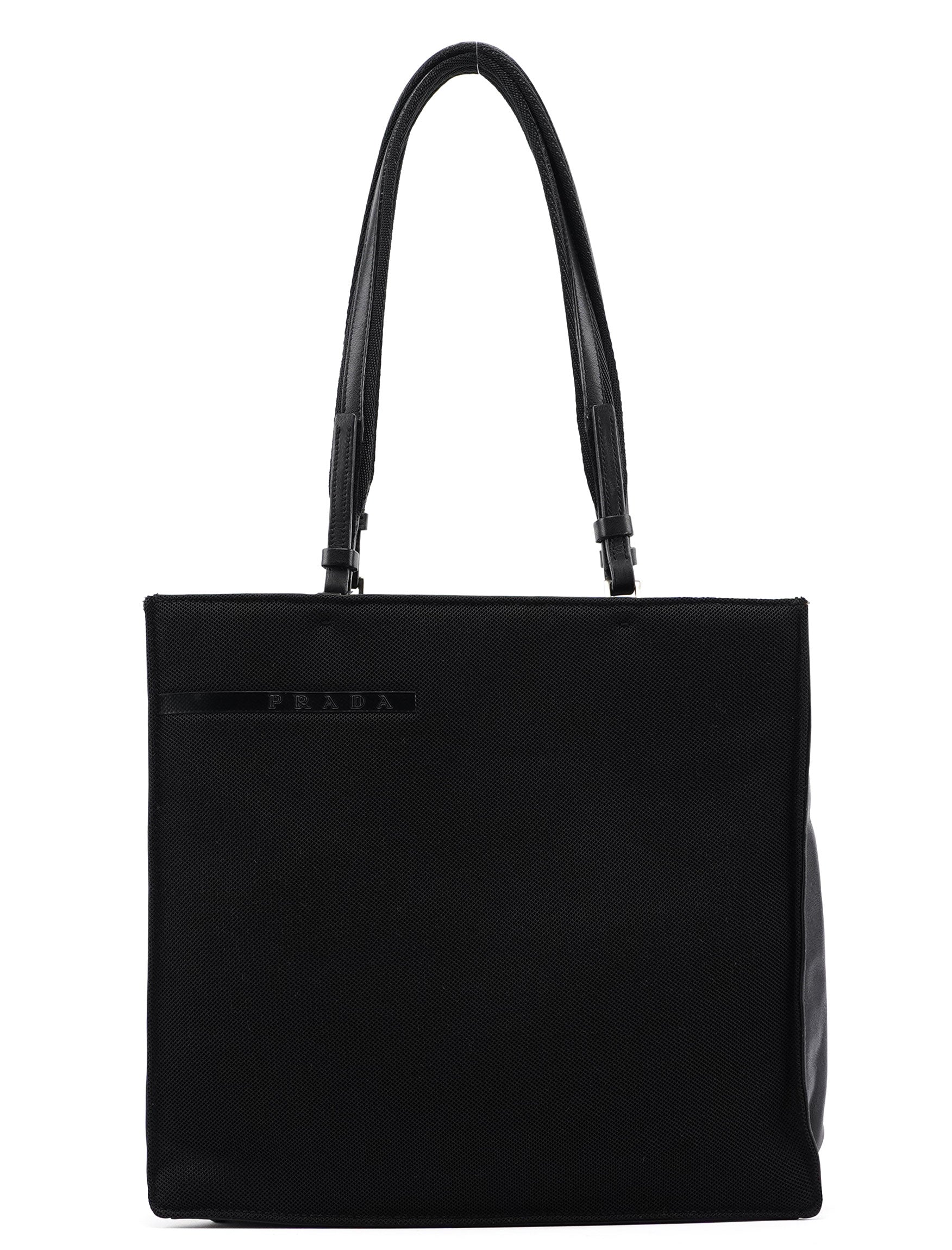 1999 Black Tessuto Sport Tote Bag