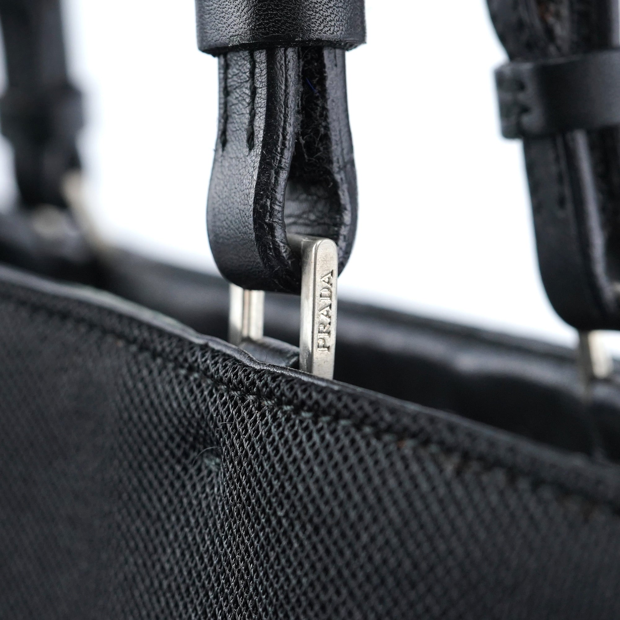 1999 Black Tessuto Sport Tote Bag