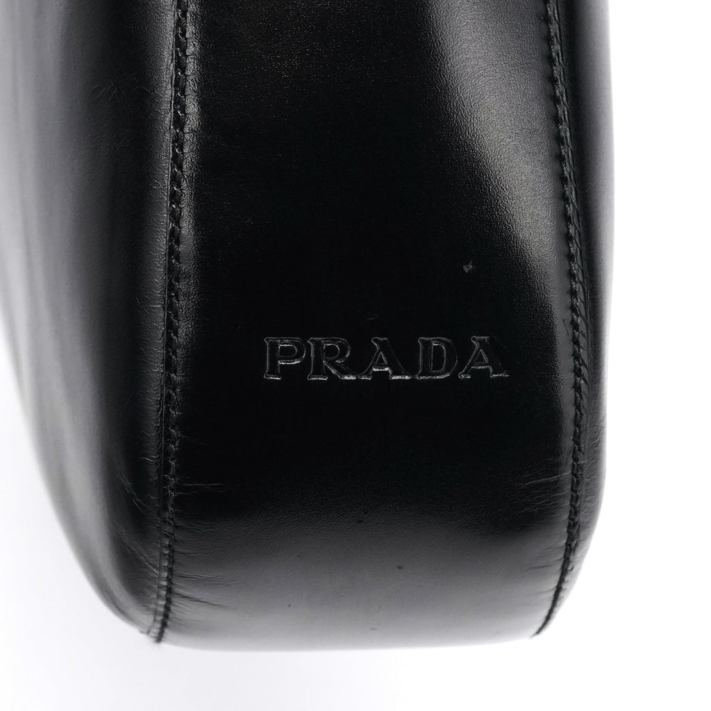 1999 Black Vitello Metallo Shoulder Bag