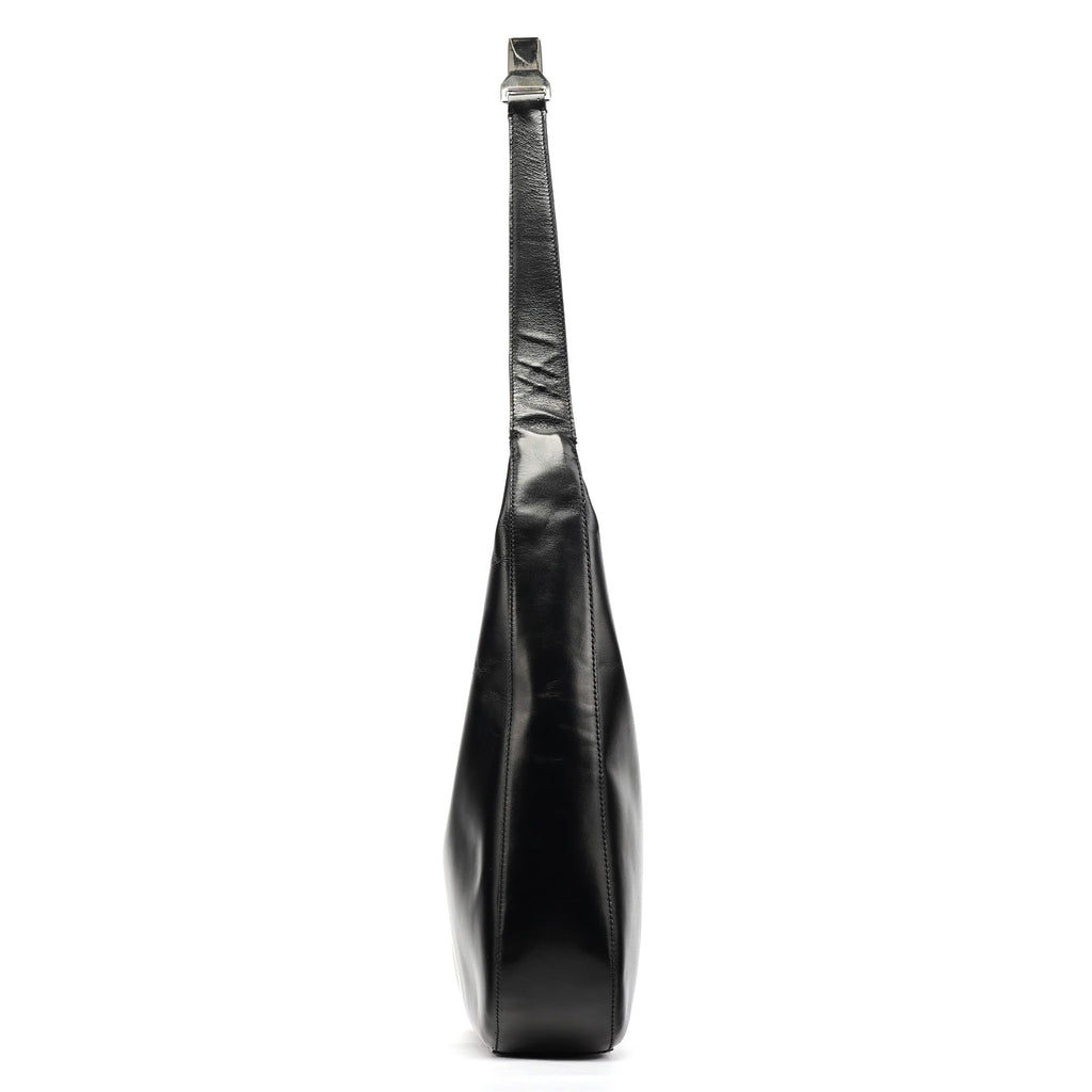 1999 Black Vitello Metallo Shoulder Bag