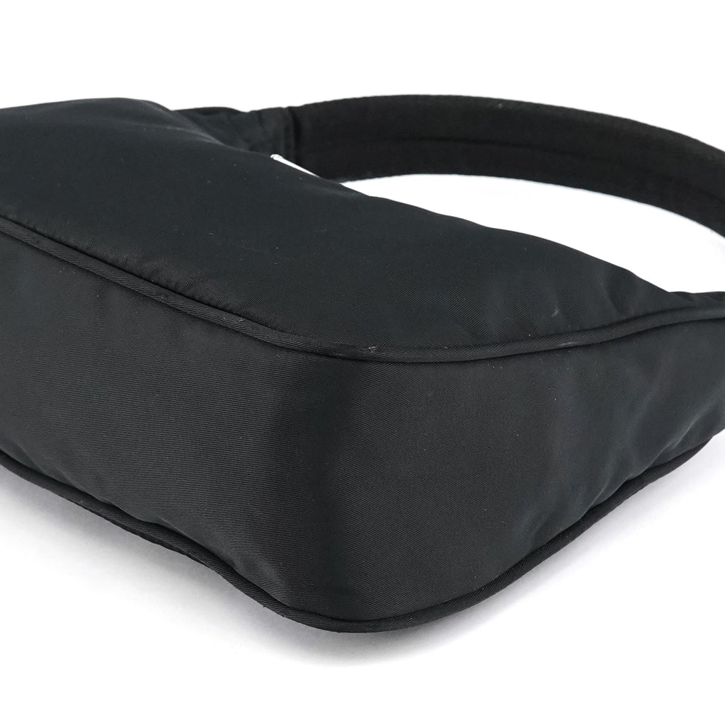 2002 Black Tessuto Nylon Mini Hobo Bag