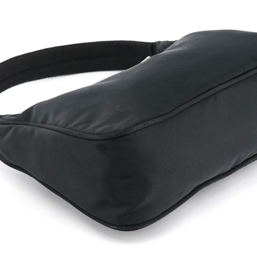 2002 Black Tessuto Nylon Mini Hobo Bag