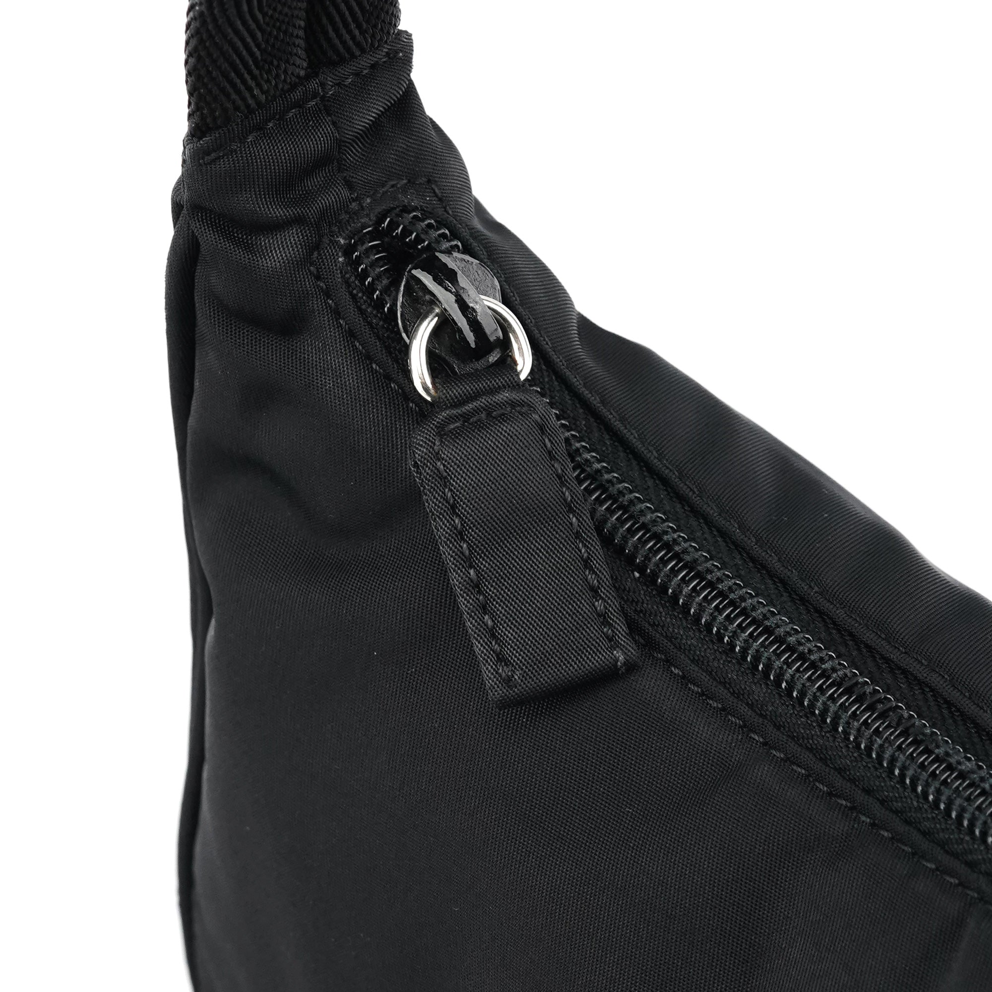 2002 Black Tessuto Nylon Mini Hobo Bag