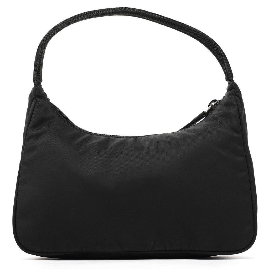 2002 Black Tessuto Nylon Mini Hobo Bag