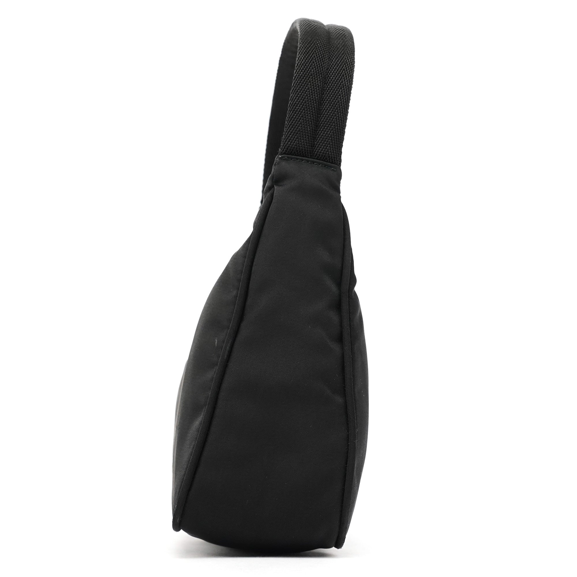 2002 Black Tessuto Nylon Mini Hobo Bag