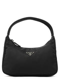 2002 Black Tessuto Nylon Mini Hobo Bag