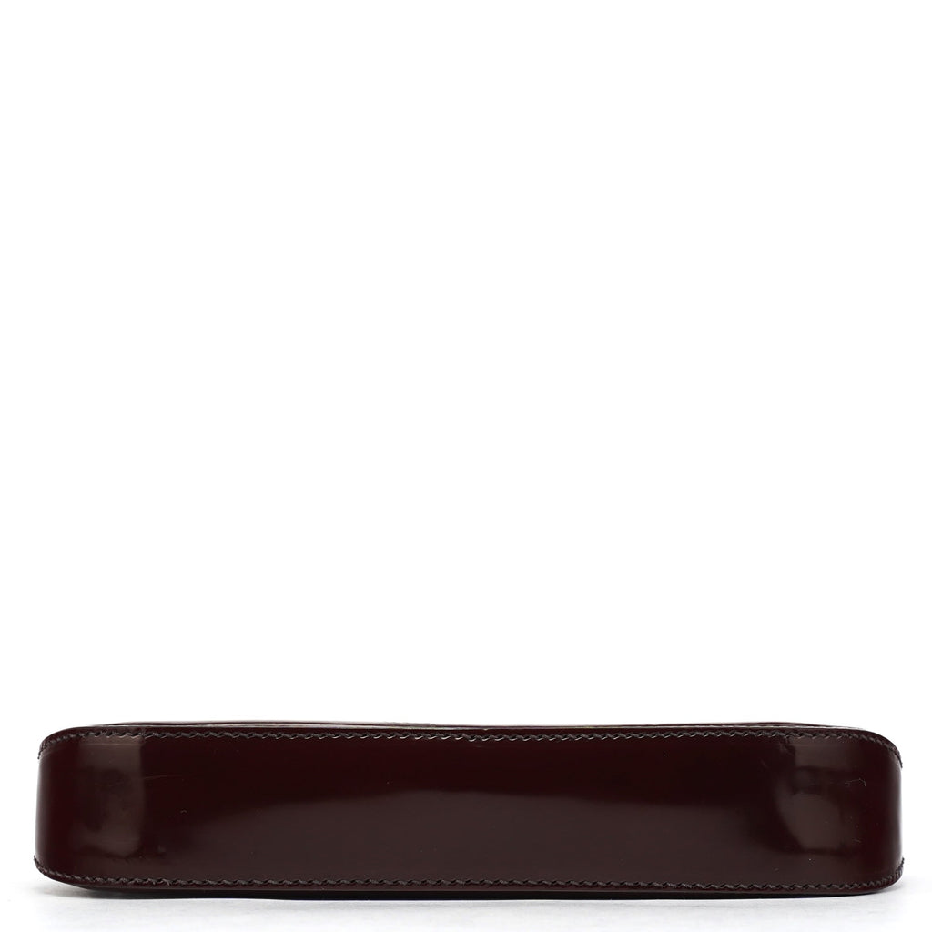2004 Burgundy Spazzolato Mirror Shoulder Bag