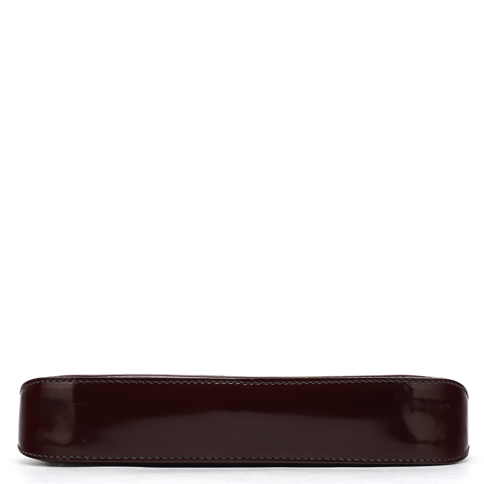 2004 Burgundy Spazzolato Mirror Shoulder Bag