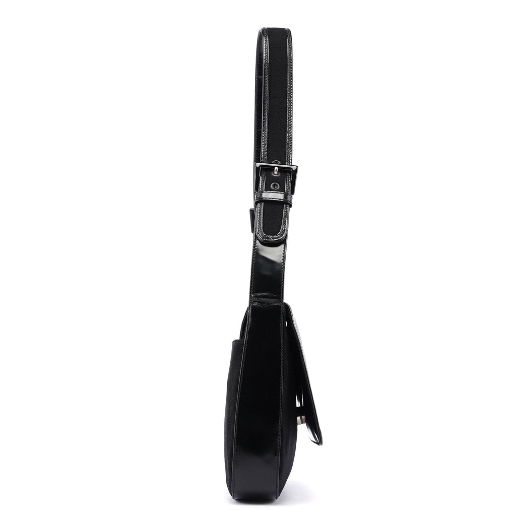 Prada Black Spazzolato Shoulder Bag