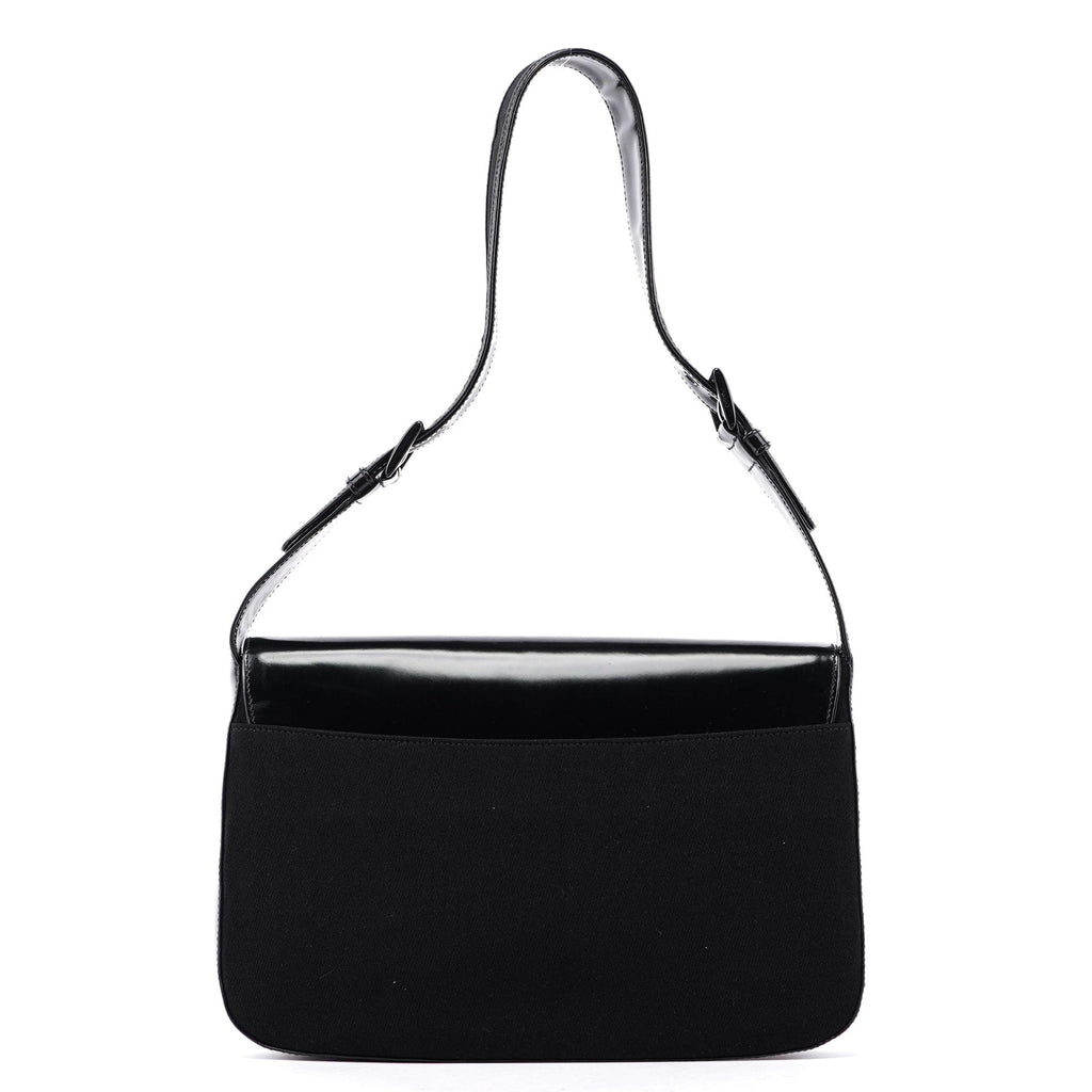 Prada Black Spazzolato Shoulder Bag