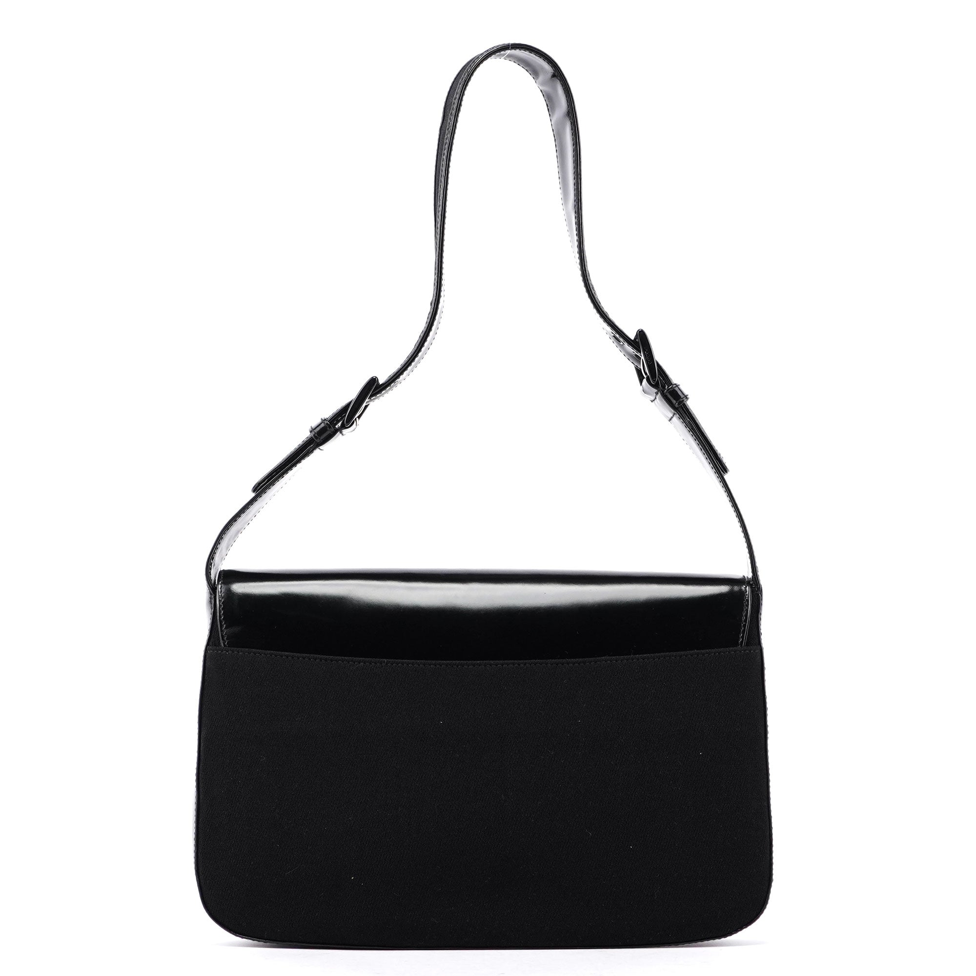 Prada Black Spazzolato Shoulder Bag
