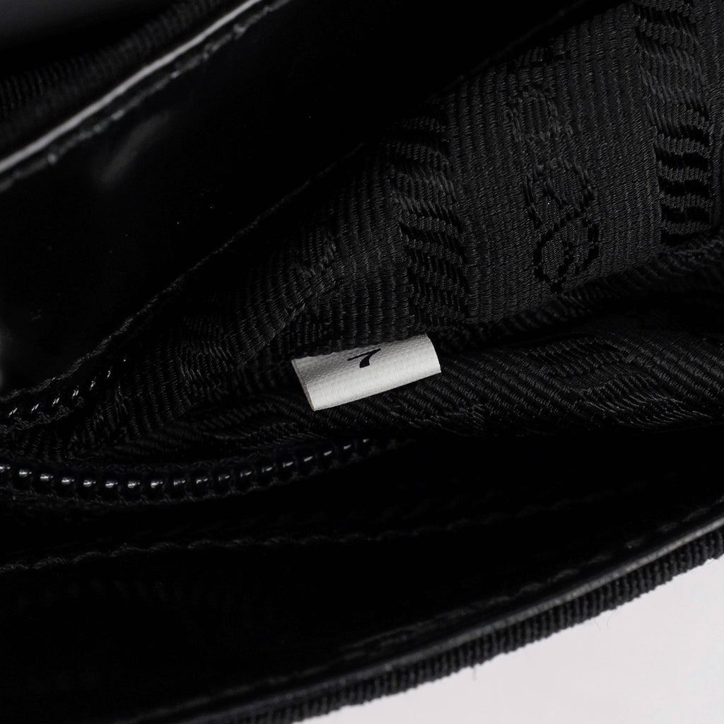 Prada Black Spazzolato Shoulder Bag