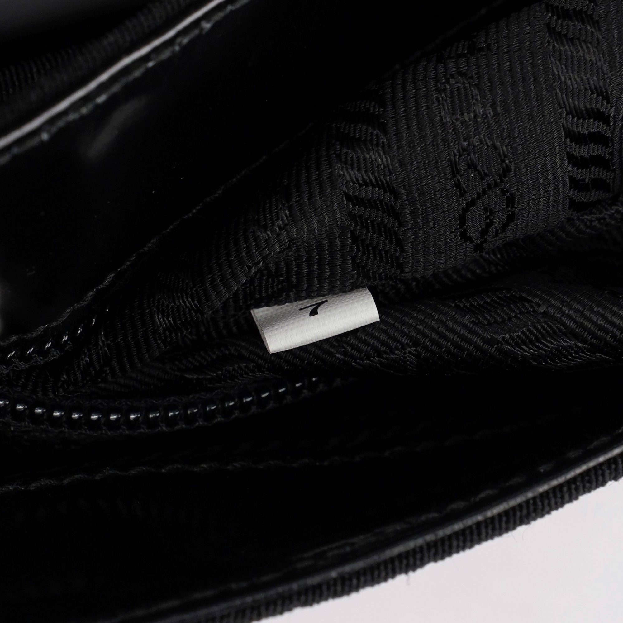 Prada Black Spazzolato Shoulder Bag