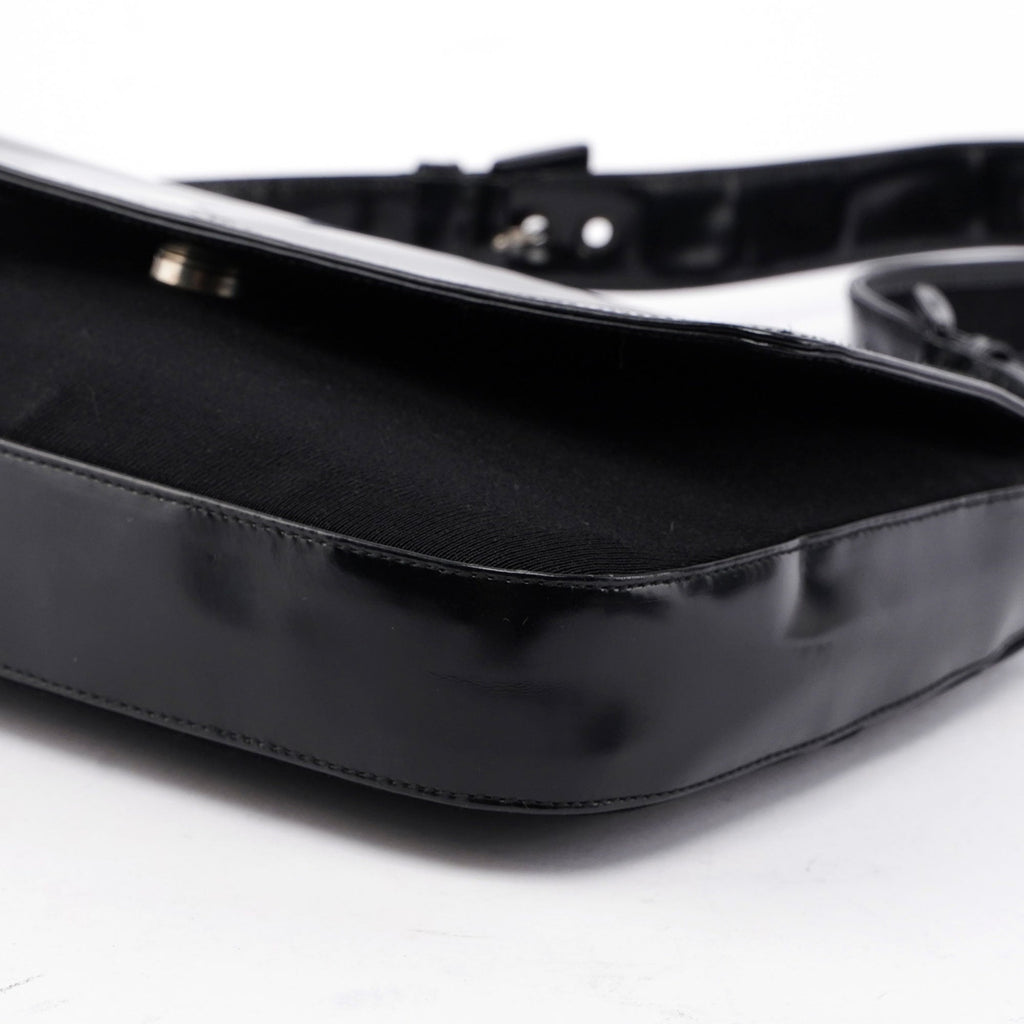 Prada Black Spazzolato Shoulder Bag