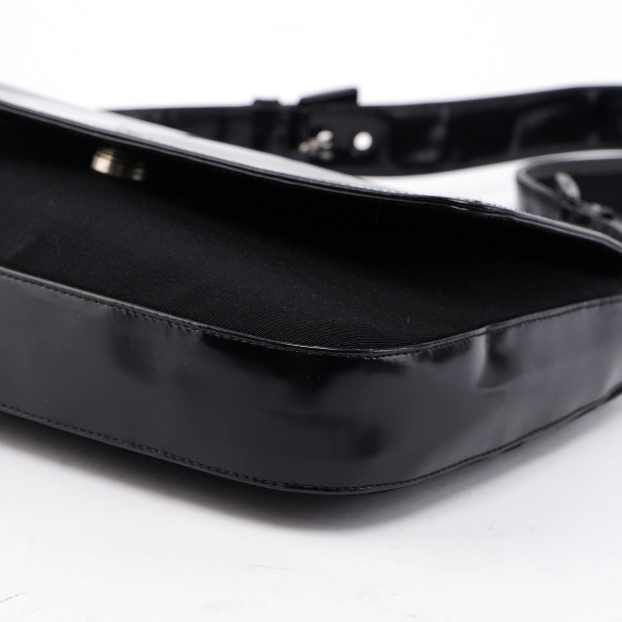 Prada Black Spazzolato Shoulder Bag